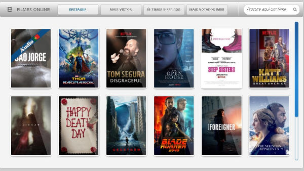 sites para ver filmes e séries online