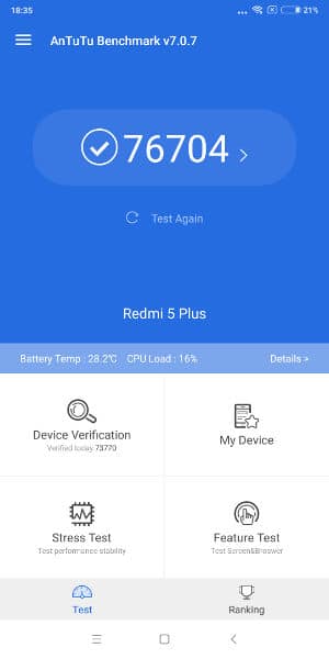 Análise Smartphone Xiaomi Redmi 5 Plus