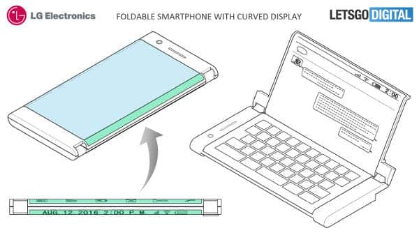 LG patenteou smartphone dobrável 3