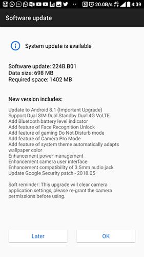 Android 8.1 chegou ao Nokia 7 2