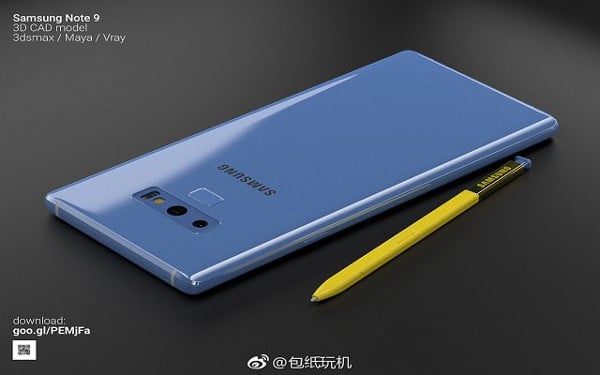 Já se sabe como será o Samsung Galaxy Note 9 2