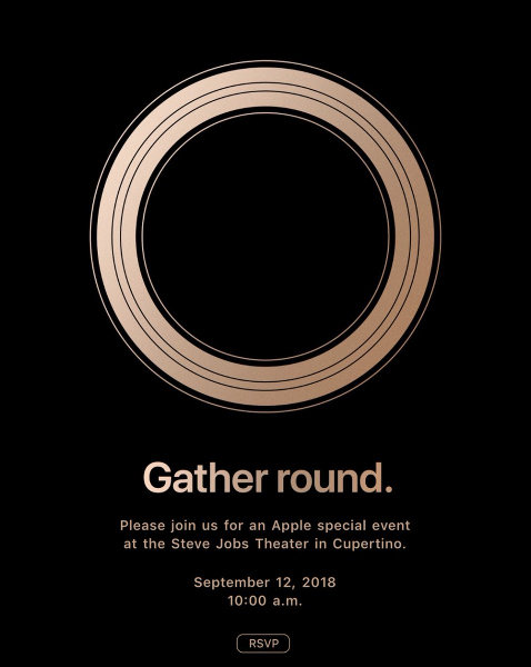 Apple marca evento para o dia 12 de Setembro 2