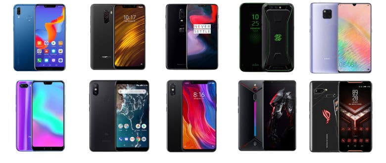 10 Smartphones Gaming