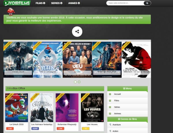 Sites de Streaming