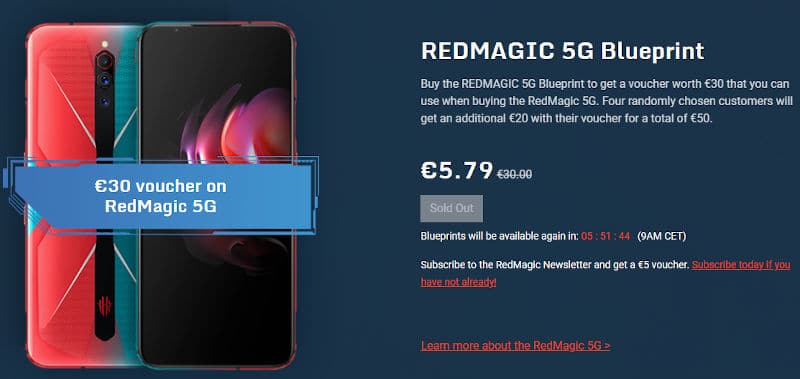Nubia Red Magic 5G já está em pré-venda na Europa 2