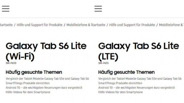 Samsung Galaxy Tab S6 Lite perto de ser oficializado 2