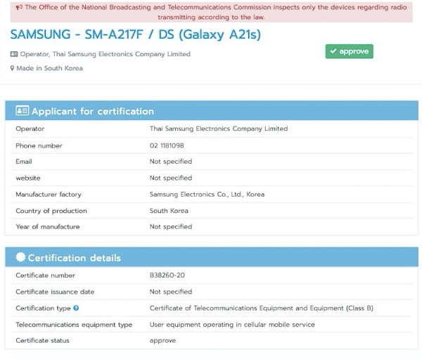 Falta pouco para conhecermos o Samsung Galaxy A21s 2